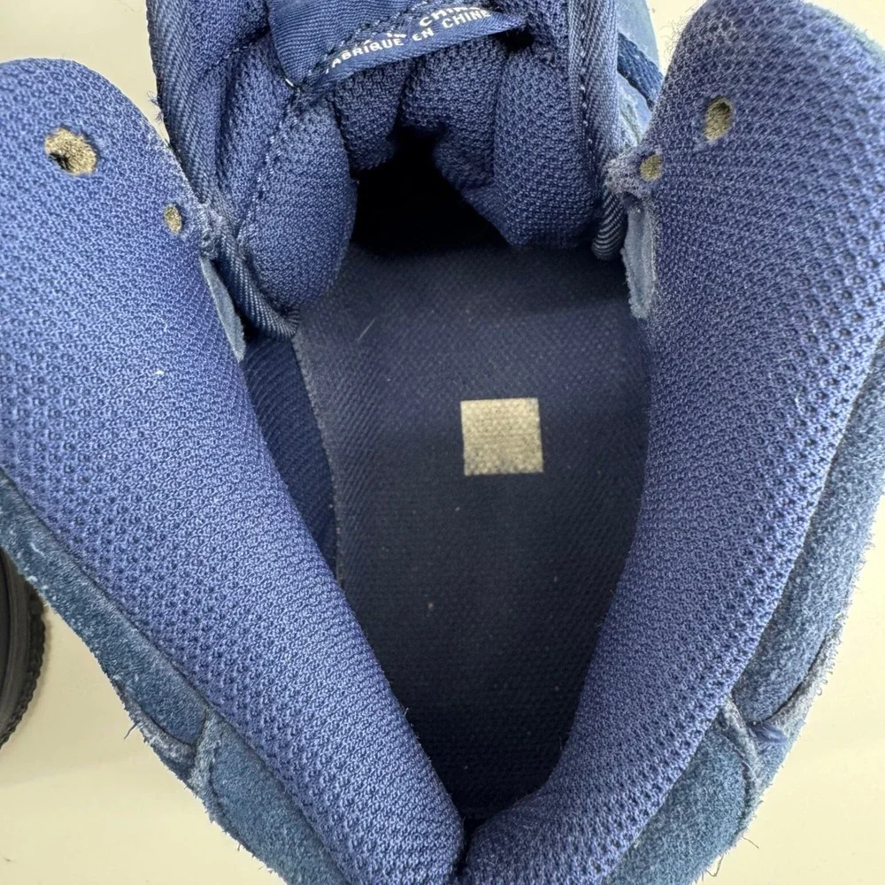 Nike Air Force 1 Mid Mens 10.5 Navy Blue Suede Sneakers 315123-410